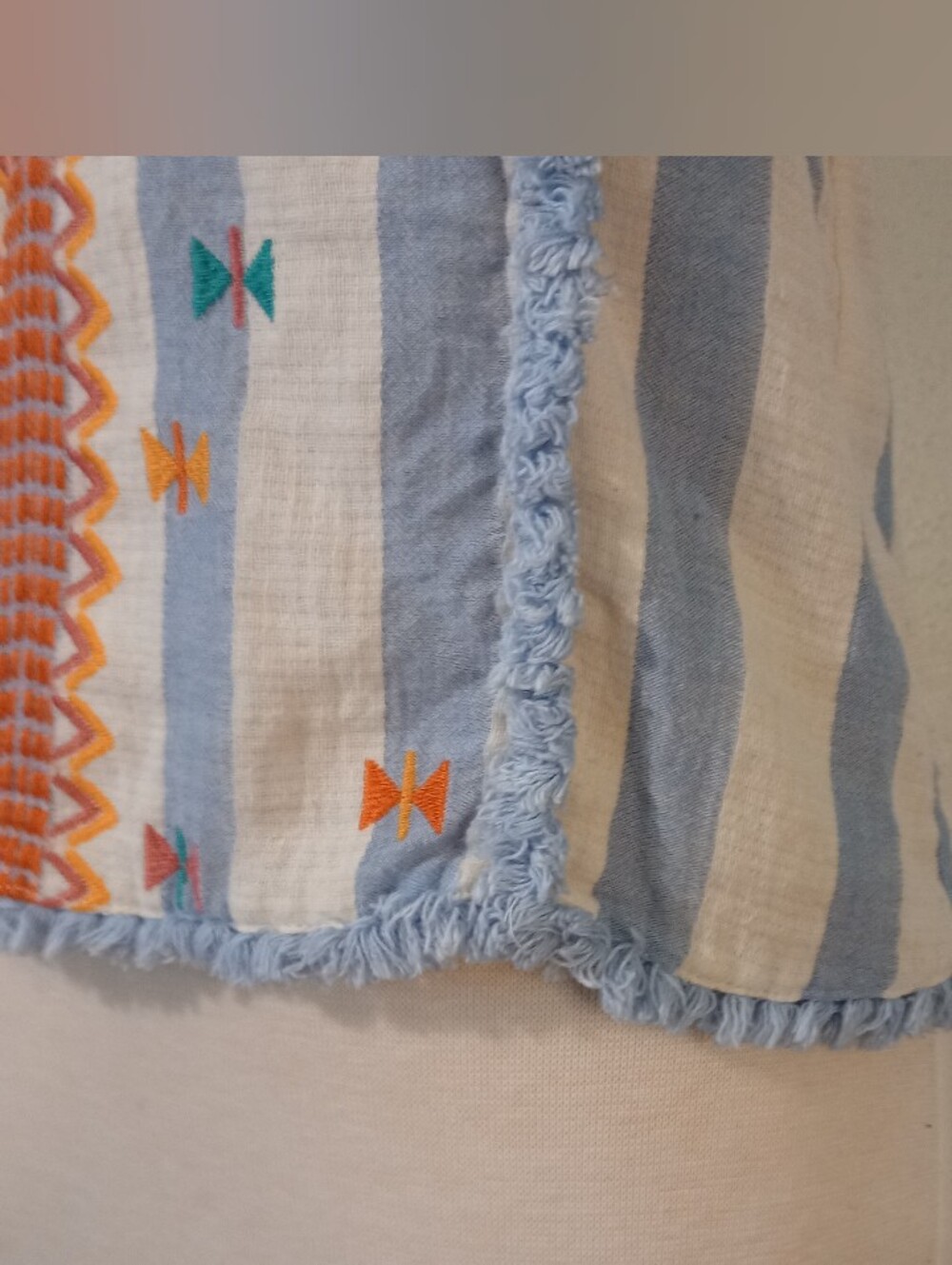 Summery Embroidered Ruffle Sleeve Top from THML - Picture 6 of 10